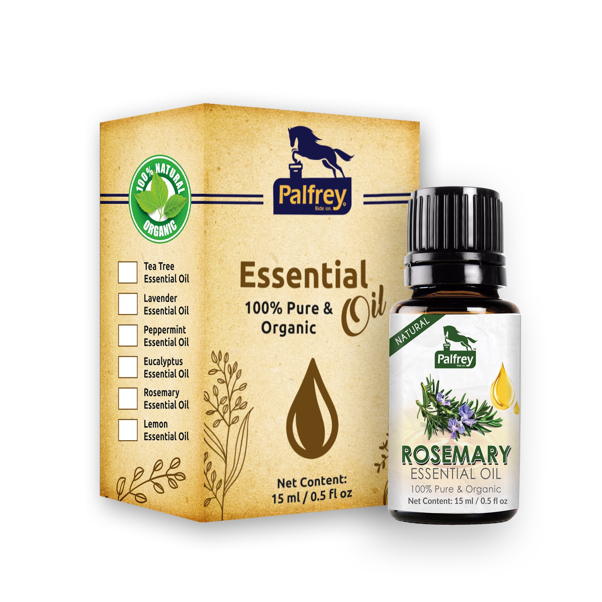 Palfrey Rosemary Essential Oils 15ml