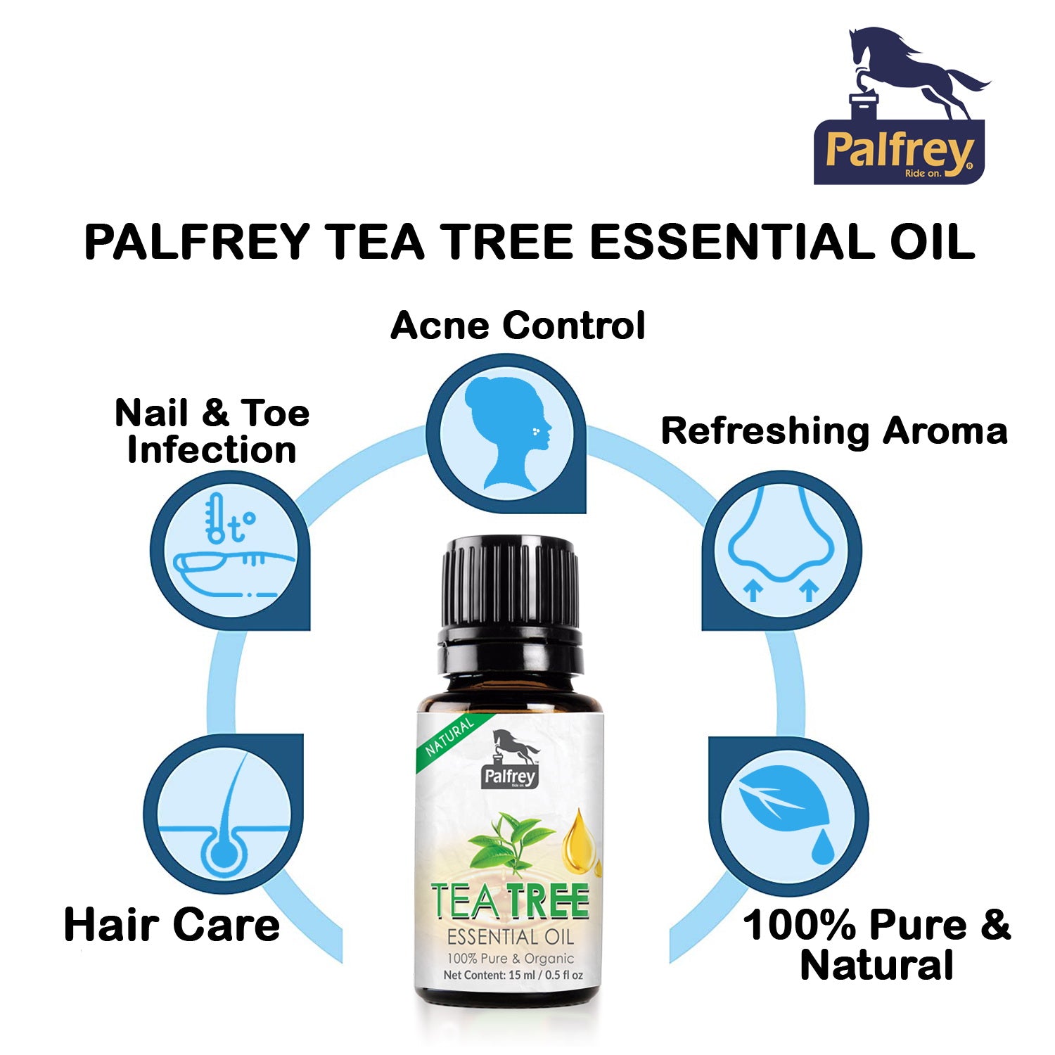 Palfrey Tea Tree Essential Oil 15ml