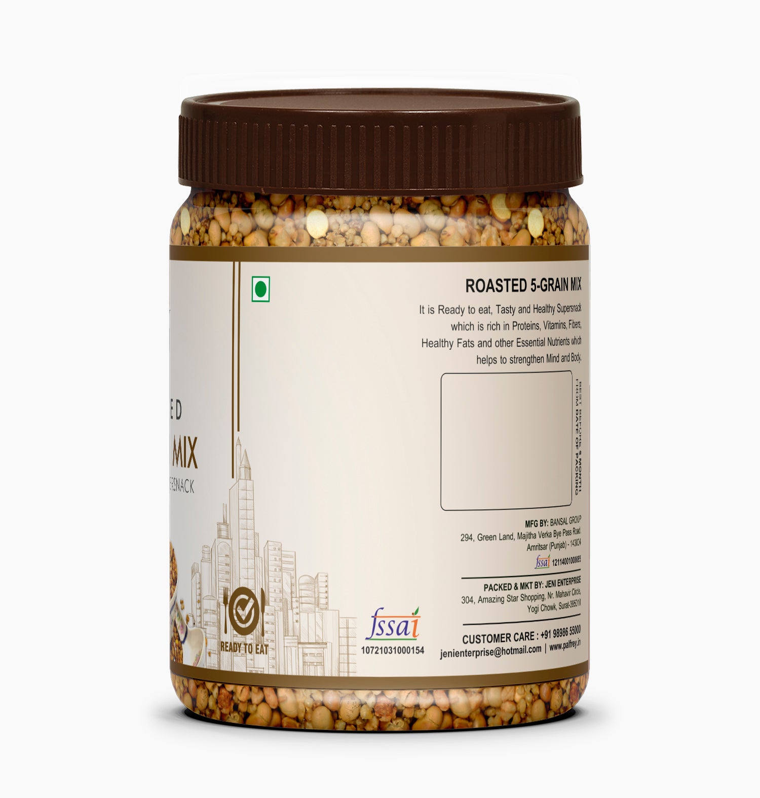 Roasted 5-Grain Mix Supersnacks 300g