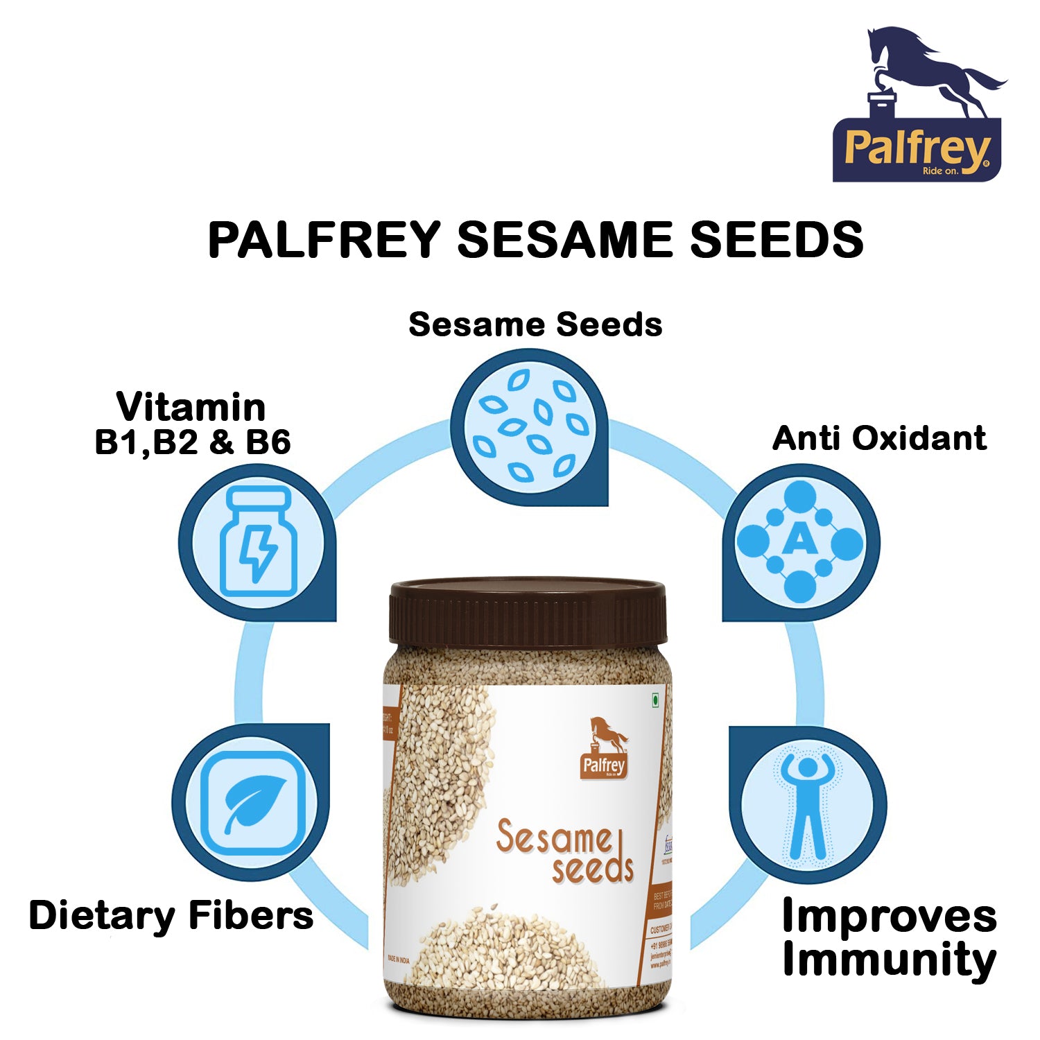 Palfrey Sesame Seed (Till Seed)  400g
