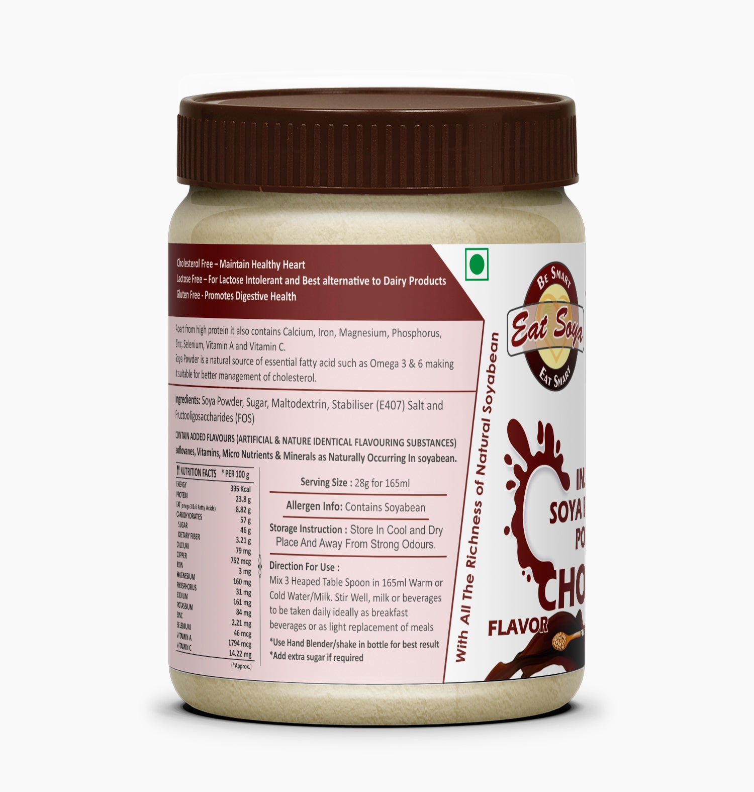Soya Drink Powder - Chocolate - Vegan, Non GMO 200 g
